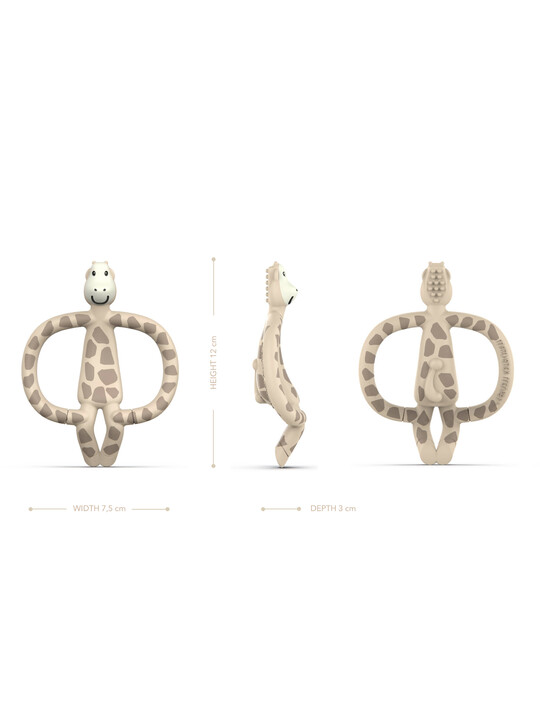 Matchstick Monkey Animal Teether & Muslin Gift Set - Giraffe image number 2